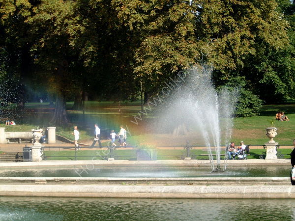 Rainbow in Hyde Park, London, UK